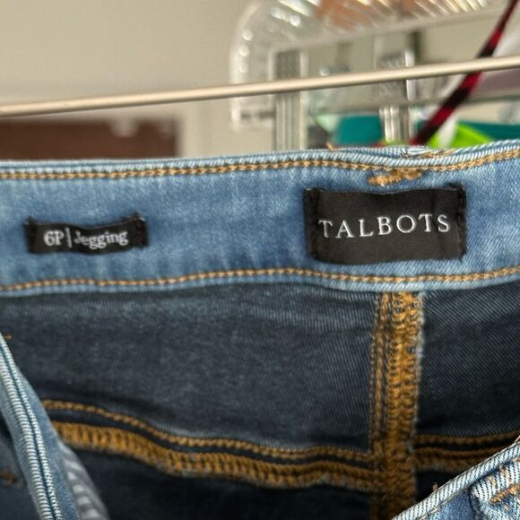 Talbots Light Blue Stretchy Ankle Jegging Denim Jeans - Picture 6 of 6